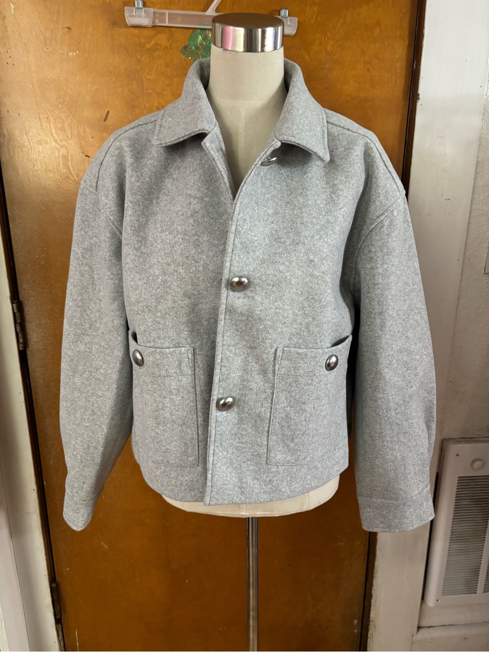 House of Harlow cropped swing jacket.  New.